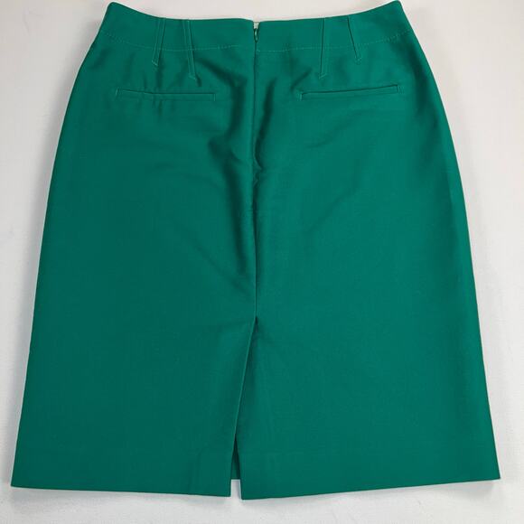 J. Crew Kelly Green No. 2 Pencil Skirt Fitted Professional Size 2 - Picture 3 of 11